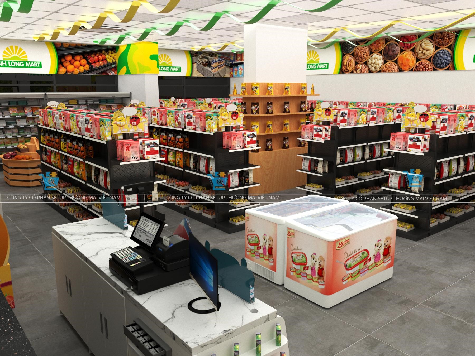 Khi chuẩn bị mở siêu thị, cần thuê đơn vị thiết kế chuyên nghiệp