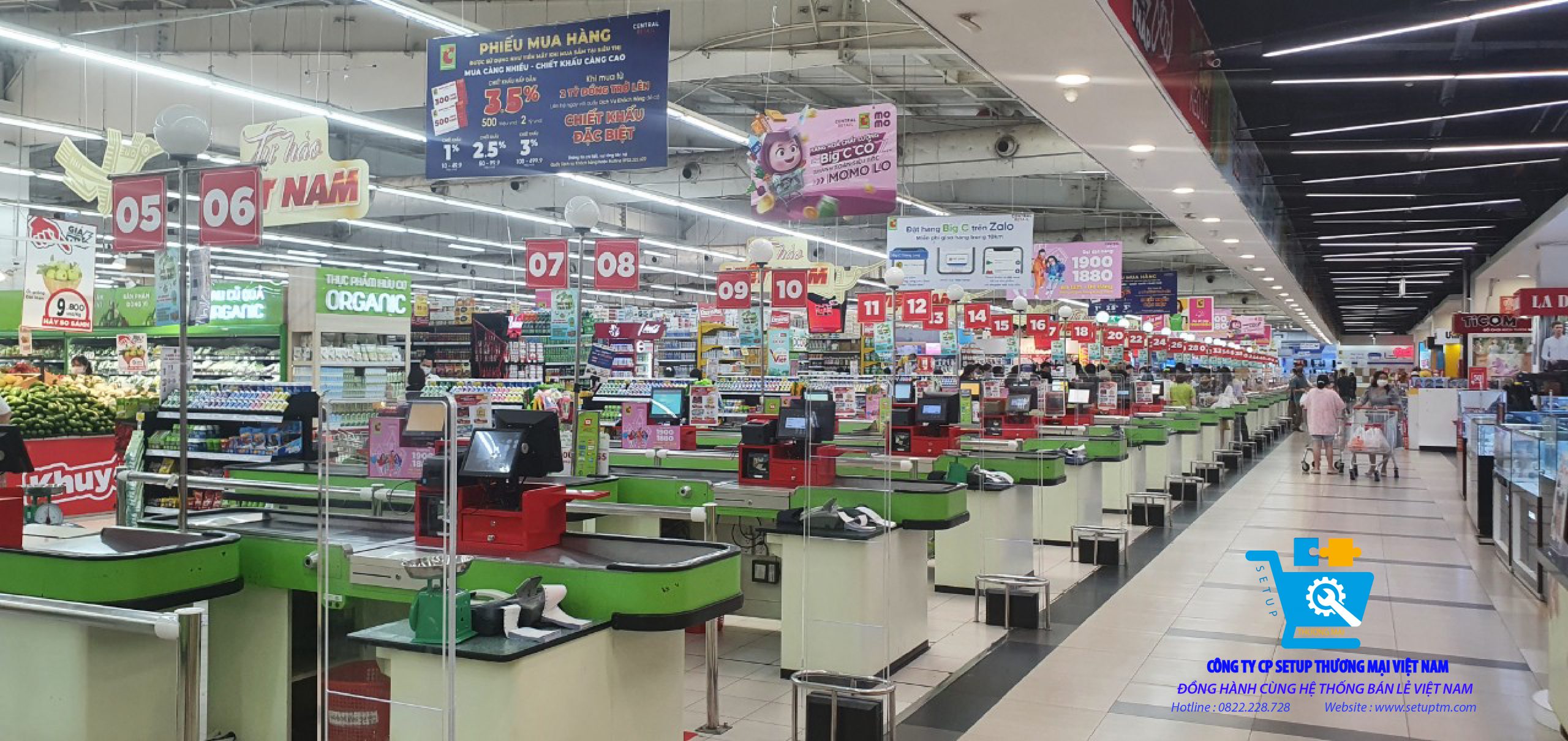 Chi phí mở siêu thị - tư vấn mở siêu thị Setup Thương Mại Việt Nam