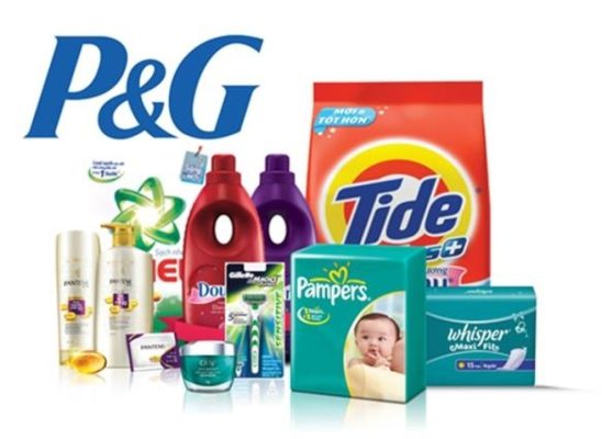 nguồn hàng nhập cho siêu thị mini của nhà cung cấp P&G