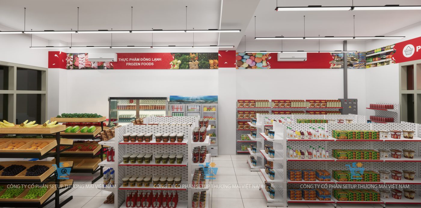tư vấn và mở siêu thị theo phong cách thiết kế siêu thị